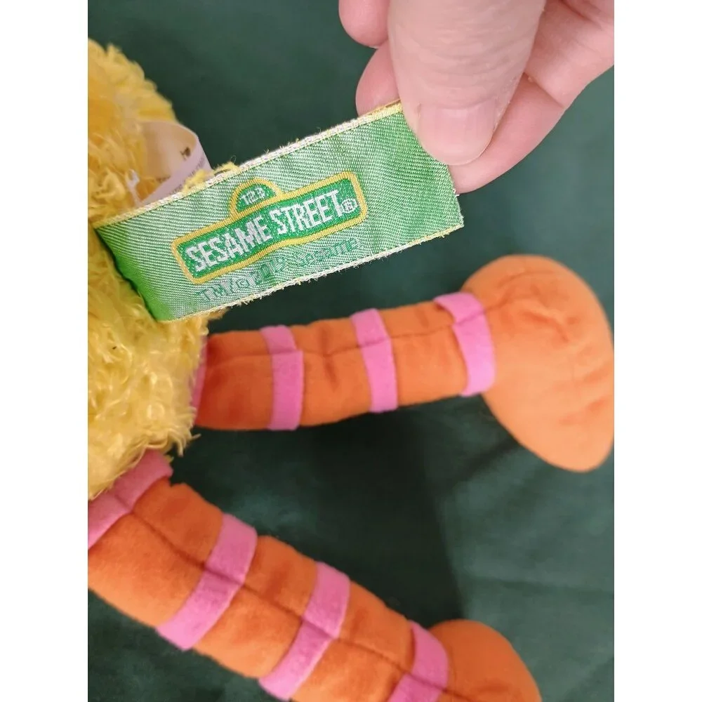 Sesame Street Big Bird Plush Toy Yellow‎ & Orange Soft Stuffed Animal For Kids